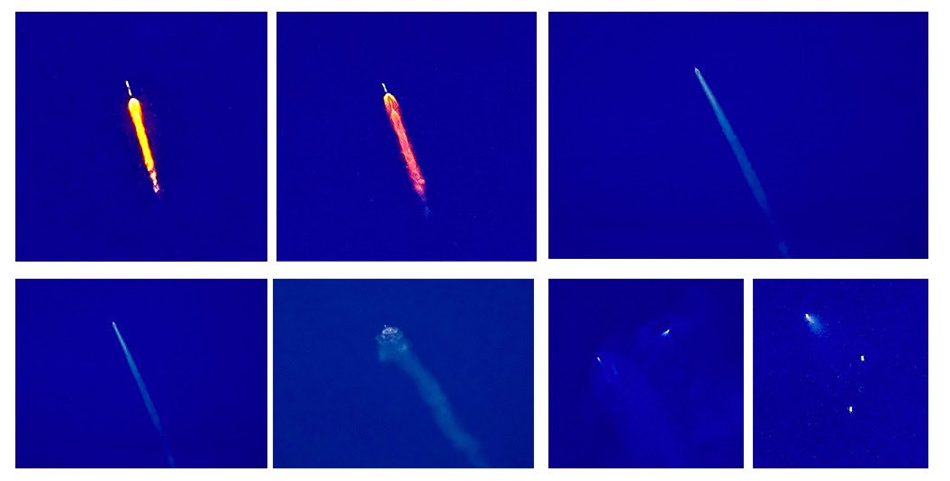 radiolassi's tweet image. Captured from KBar Ranch Tampa FL - SpaceX Falcon 9 @Maxar 3 mission from this evening @PaulFox13