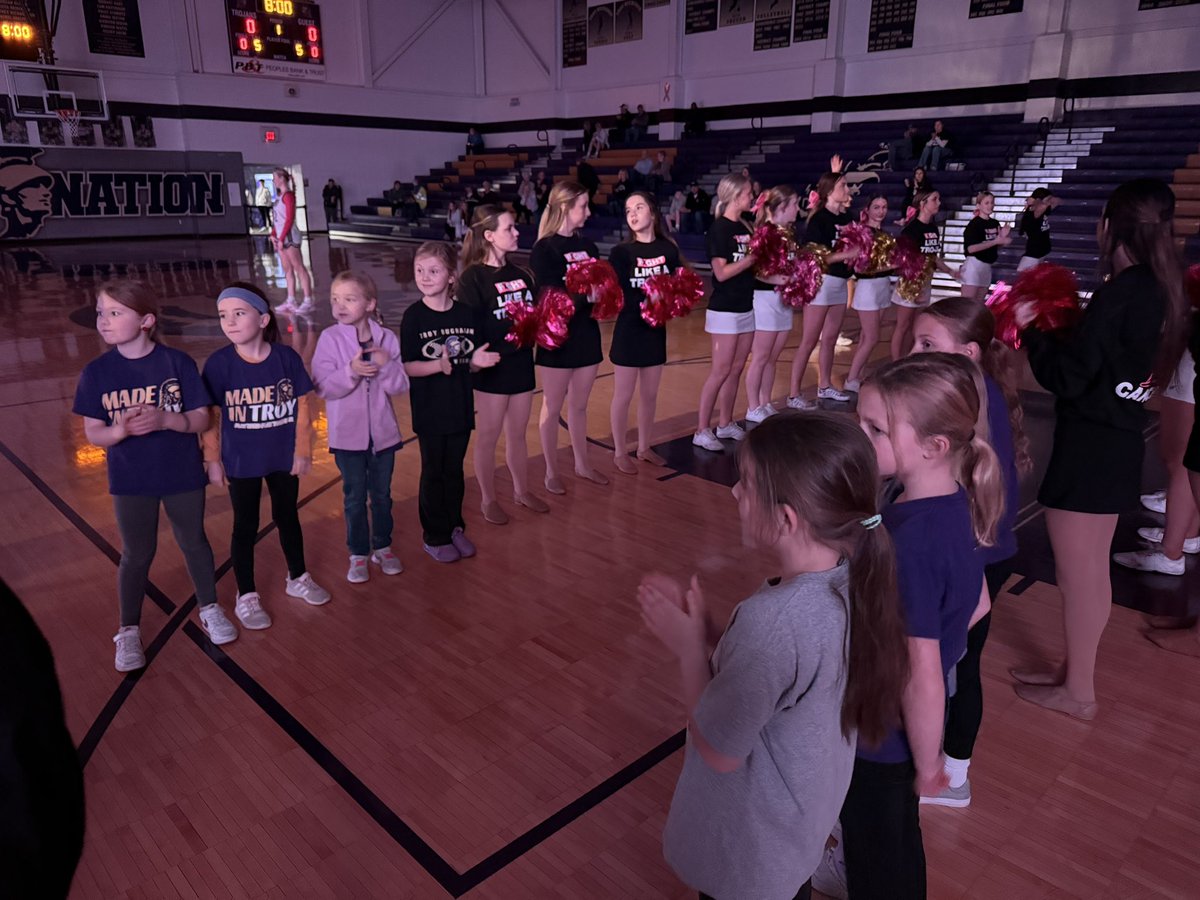 Great night of Trojan B-ball! Raised money and awareness for breast cancer, welcomed our 2nd Future Trojans, big GAC South win! Great TEAM defensive effort in the 2nd half. Alyssa Schulte with the #PlayHardPlayTogether award.