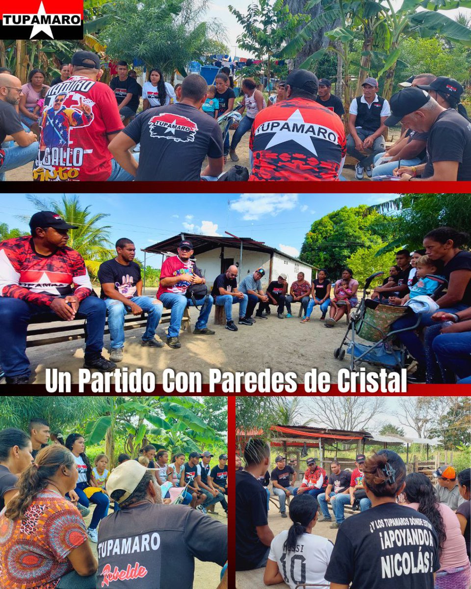 🔴⚫Desde el Edo. <a href="/portuguesamrt2/">@PORTUGUESAMRT2</a> Mpio Guanare el camarada Julio Portilla Resp Político del <a href="/BloqueLlanero/">BloqueLlaneroMrt</a>, <a href="/CarmeloJmrt87/">CarmeloJMrtVnzla</a>  Sec. Nal. de Mov. Sociales y parte de la DR realizaron reunión con la militancia municipal en pro de revisar y fortalecer el avance de nuestra organización.