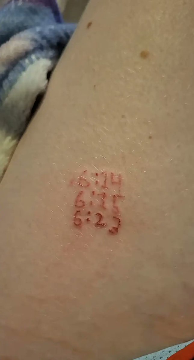 Gave myself a tattoo #tattoo #wethree #song