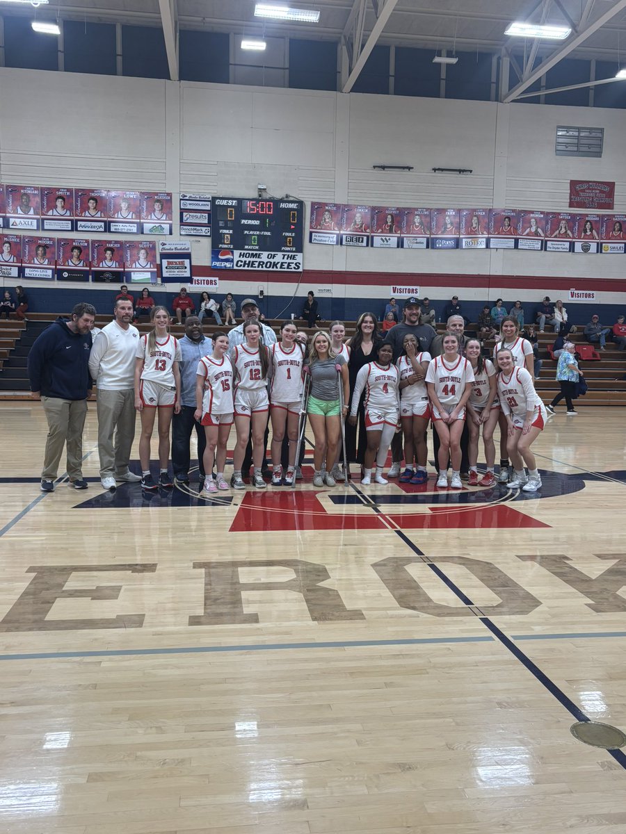So glad we were able to honor a Lady Kee Great tonight! Karen Donehew was celebrated tonight after a big Lady Kee win over Halls! Karen is 2nd in all-time scoring! Great job Coach Donehew!