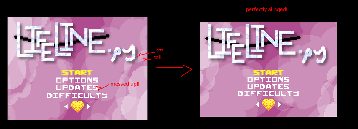 jasperredis's tweet photo. https://t.co/nPx35DzJUL v1.1-Beta2.2 is going to bring pixel alignment and a brand new options menu! Plus some more features being worked on. https://t.co/0FCqs2KQ4R