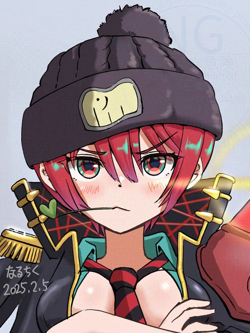 ガンダムジークアクス観てきて、勢いでマチュ描きました。お肌多めなので全身版はR18アカウントにアップしてます。 #GQuuuuuuX #ジークアクス
