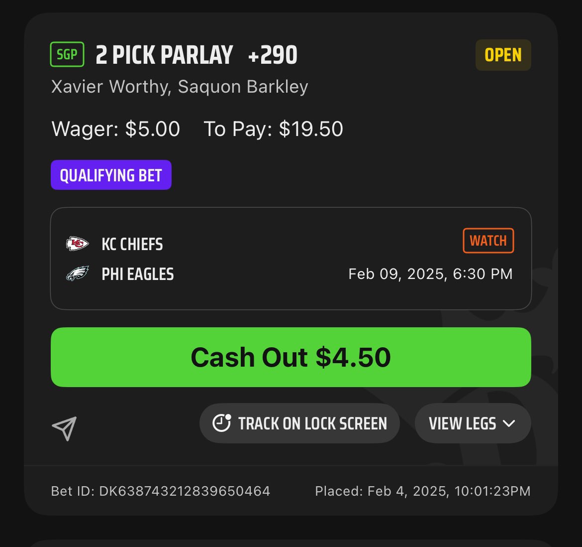 <a href="/DKSportsbook/">DraftKings Sportsbook</a> #LetDKCook