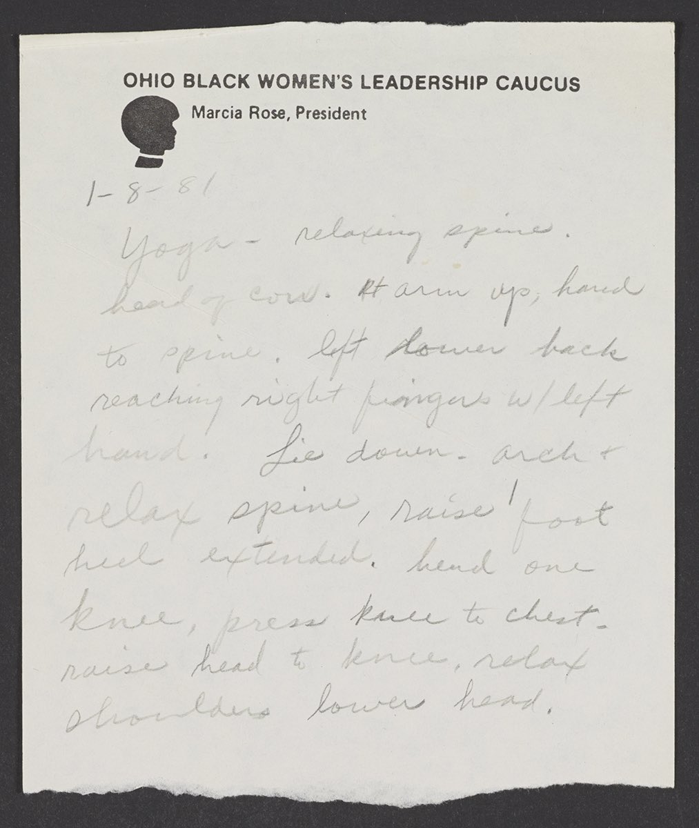 How did Black women elders manage stress?

Well, Rosa Parks practiced (and taught!) yoga. Some scholars see this as an example of survival and self-care in networks — leaning on, and into community as part of self care to sustain yourself. #BlackFact

bulletin.hds.harvard.edu/why-rosa-parks…