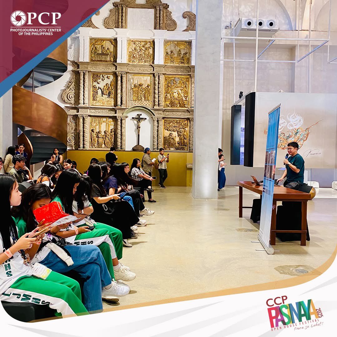 PCP_PH's tweet photo. ICYMI: On February 1, members of the Photojournalists' Center of the Philippines joined the Cultural Center of the Philippines' Pasinaya 2025 in Manila. 

Basilio Sepe (Eli Sepe) talked about the art of visual communication that is photojournalism. https://t.co/HNqOQ2syTC