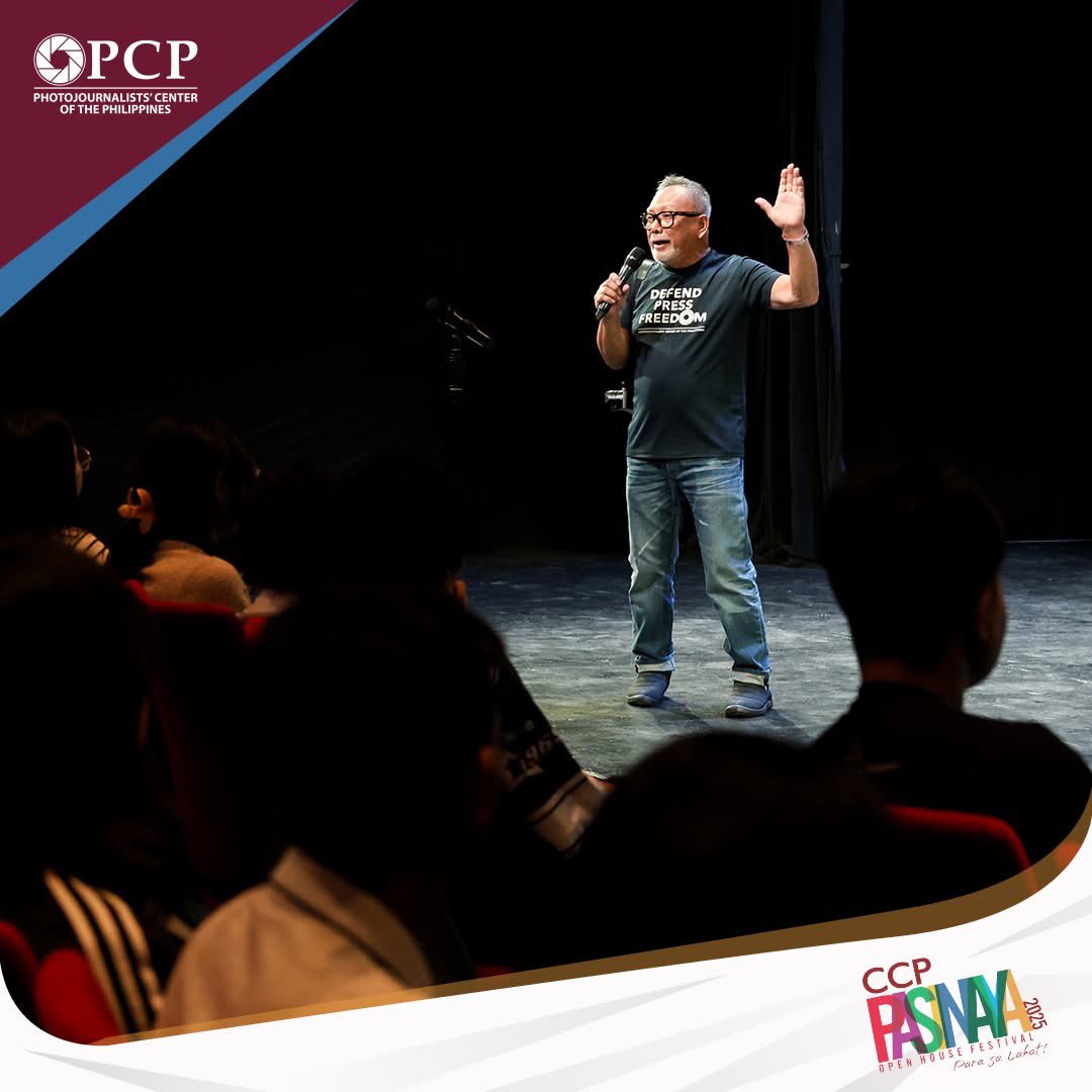 PCP_PH's tweet photo. Gil Nartea gave a short lecture at CCP where he explained the importance and role of photojournalists in the society, his experiences as a documentary and chief presidential photographer during the term of the late President Benigno Aquino III. (Photos by Basilio Sepe) https://t.co/8q0WuXcdIO