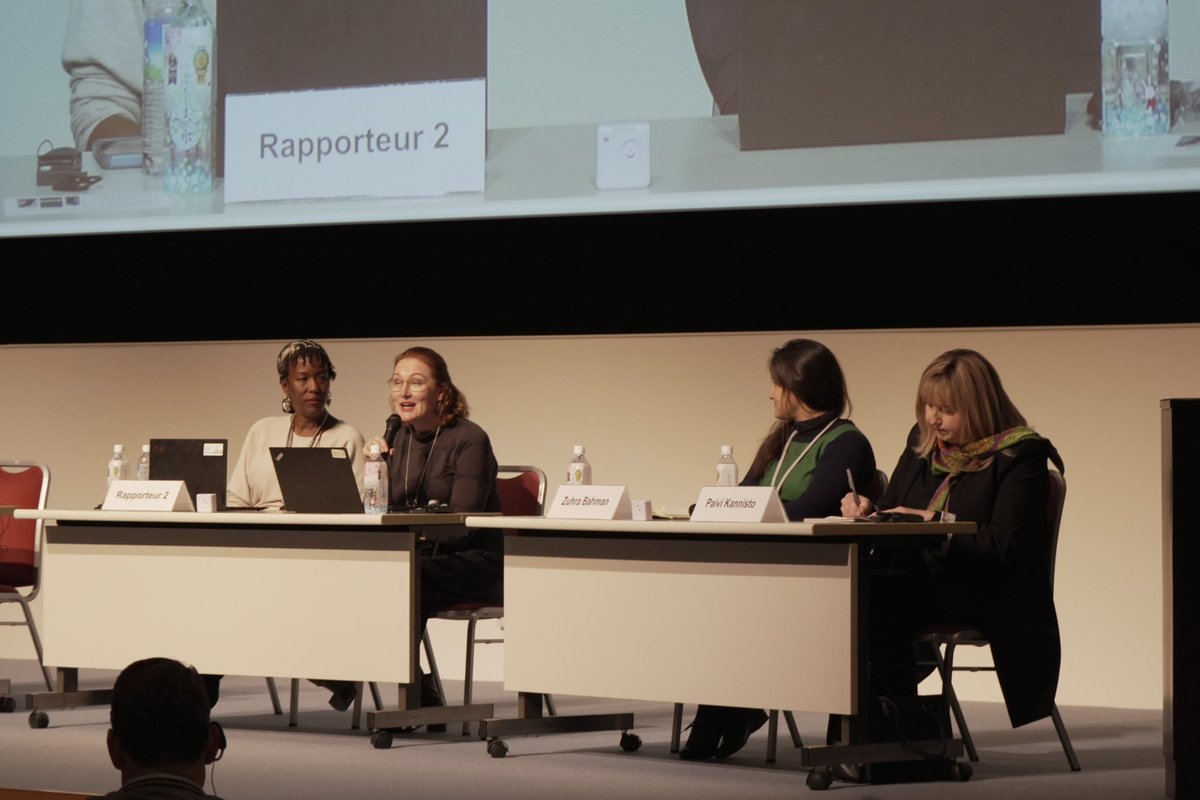 WPSFocalPoints's tweet photo. Continuing the conversation at #FPNTokyo
 
Powerful reflections and key takeaways from yesterday's discussions including on ongoing conflicts.

Participants are identifying actionable solutions that drive meaningful progress for the #WPS agenda. https://t.co/SADSqmzNe6