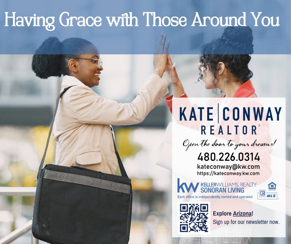 KateCRealtor's tweet photo. In Arizona’s fast-paced world, showing grace to others is more than just kindness—it’s a way to strengthen our communities. 
Discover how embracing grace can transform your daily interactions in Arizona: READ MORE -https://t.co/DSKOr8YVC0 https://t.co/JYWyITa3lR