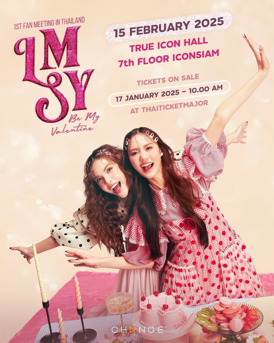 dectulip's tweet photo. ✨ มาค้าบอาศัยช่วงชุลมุนขายบัตรแฟนมีต ☺️
LMSY 1st Fan Meeting in Thailand "Be My Valentine"

ตอนนี้บัตรยังกดได้น้าา Fan benefits ฉ่ามมมมม แวะชมแวะกดบัตรกันได้ฮะ 
❗️ประกาศตัวใหญ่ ๆ พลาดไม่ได้เพราะว่าซีรีส์เรื่องที่ 2 ของลูกหมีซอนญ่าจะถูกสปอยปล่อย teaser ครั้งแรกในงานแฟนมีตครั้งนี้ เพราะงั้นเชิญคนสวยขาไปกดบัตรรับชมกันได้คับ🫰🏽💕 ❗️

🎟️: https://t.co/dgf5fzmqlm 

LMSY BEFORE VALENTINE
#ชวนกันไปฟินกับหมีซอนะ