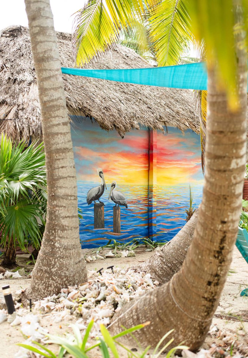 I spy a tropical mural in a tropical location.

🎥 Grow Explore Photography