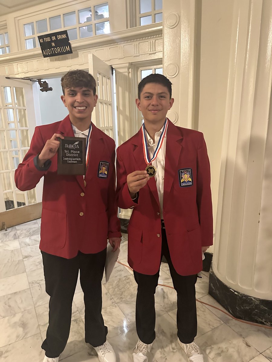 ahsblazertf's tweet photo. Congratulations to one of our own @JaydenMendivil and his teammate Aiden Beyer on winning 1st place at Skills USA this evening in the Digital Cinema Production category! Congratulations to you both! https://t.co/TVuFF215MQ