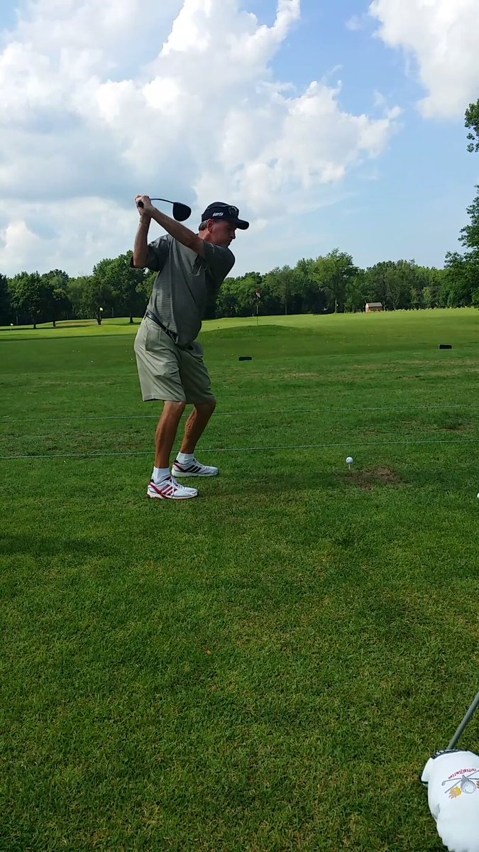 Swing looks pretty good. 71 today. Need to get under par.