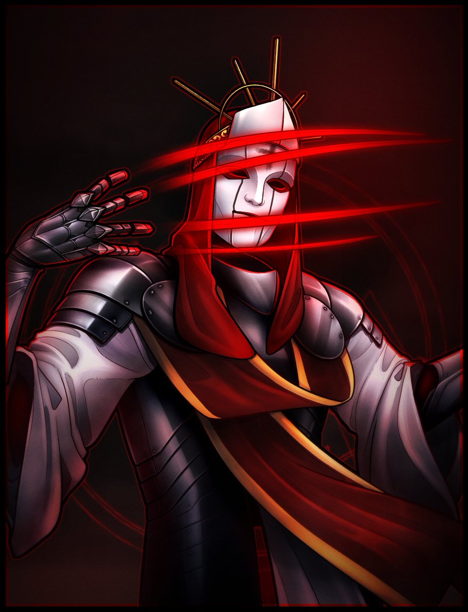 And he is now complete! Apostate Aleve, ready to take more souls for his legions!

#dnd #dndart #pathfinder #ocart #illustration