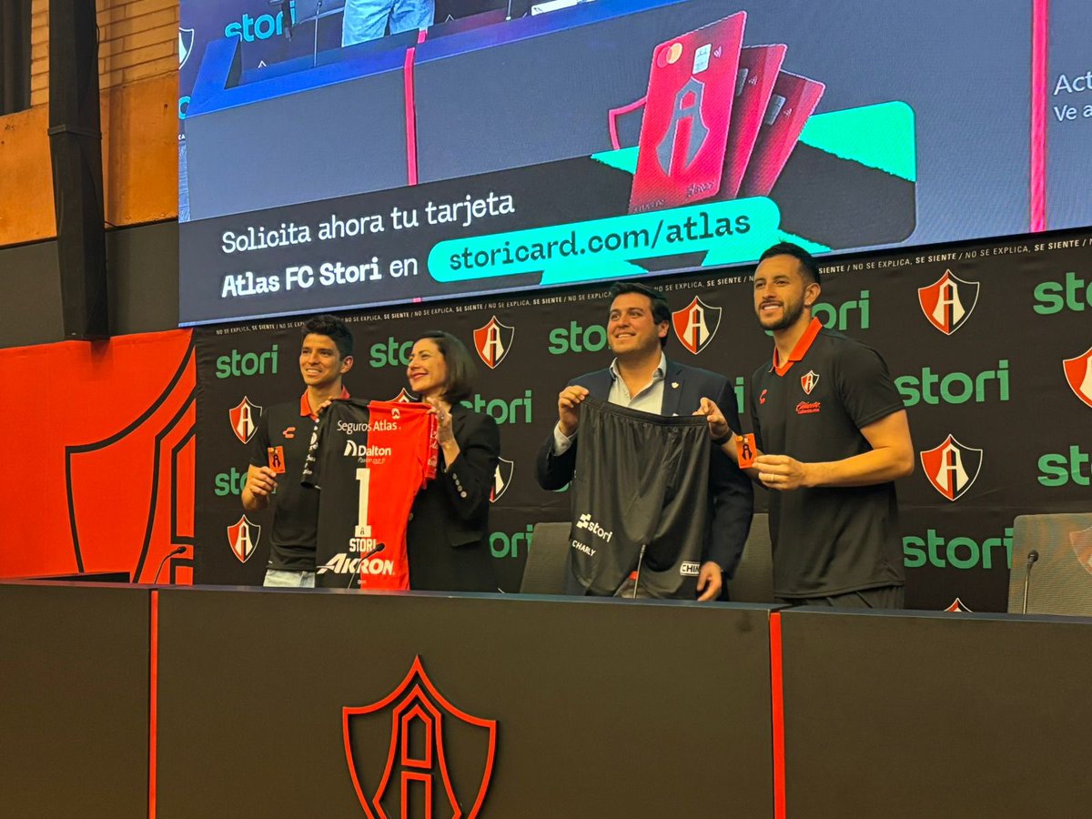 En Stori sabemos que el acceso al crédito no debe ser un privilegio, sino una herramienta para transformar vidas. Hoy damos un paso en esa misión con la tarjeta Atlas FC x Stori, alianza que nos permite llevar inclusión financiera a una de las aficiones más apasionadas de México.