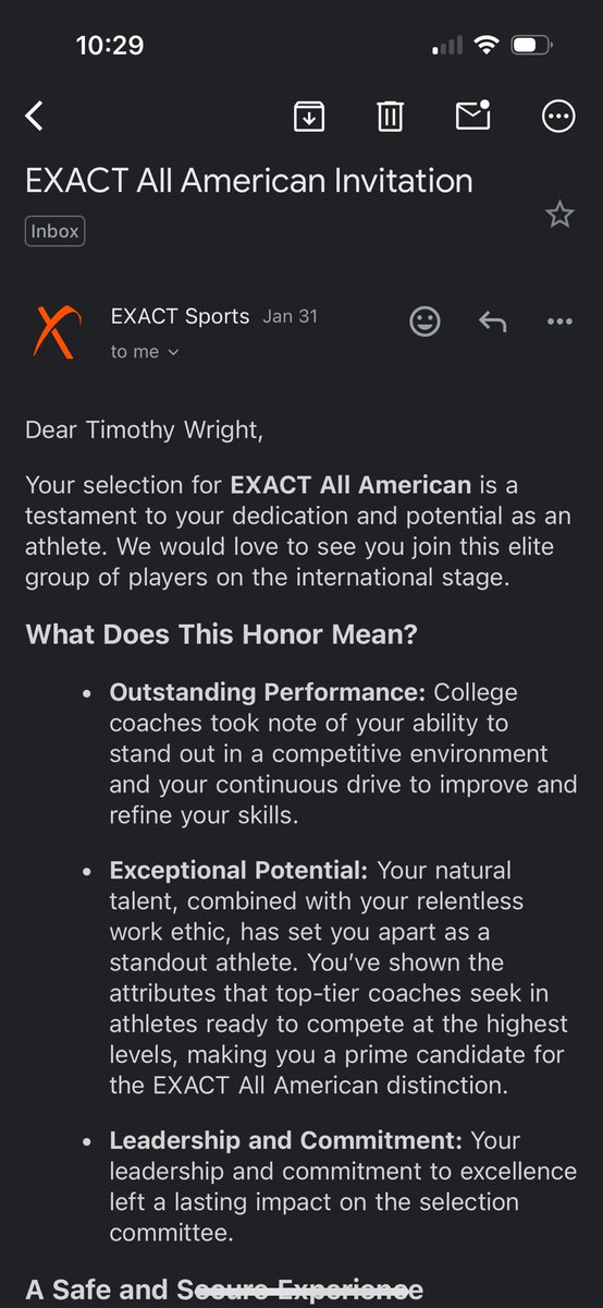 Hunter_wright14's tweet photo. I’m blessed and honored to be selected as an @EXACTSports All American! I’m looking forward to the future and what it holds. Thank you coaches for selecting me!🙏🏈💪🏼 https://t.co/W0BLYNjxR6