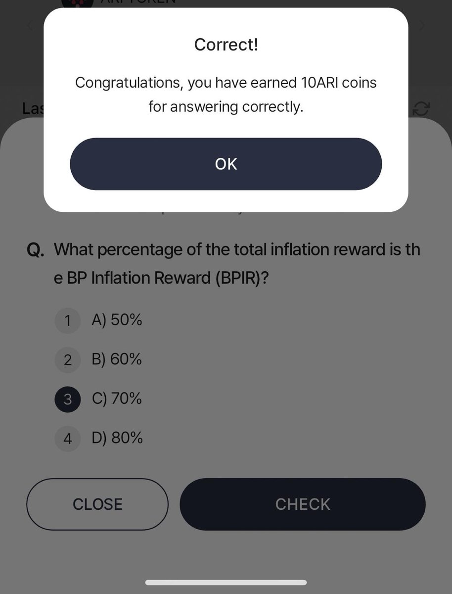 Jihbizbolaji's tweet photo. #Ari wallet quiz for today.
Date: 5/02/2025
Reward: 10 $Ari
Answer : Option (C) 70%
Download from the Google play store and sign up.
Referral Code: 678e7f38a4a76
#Arichain #Ariwallet #arichainquiz
#Arichainanswer https://t.co/R1aoMd9WDI