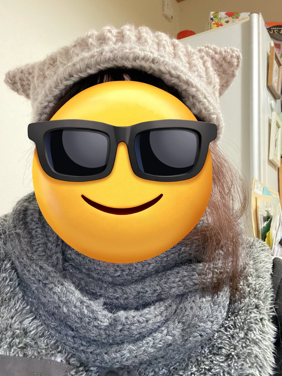 ずっと欲しかった猫耳ニット帽ついに編んだ
いい感じ!!
あまり糸やけど...ピンク使ってみた2本取り〜!
 #編み物初心者
 #編み物好きと繋がりたい