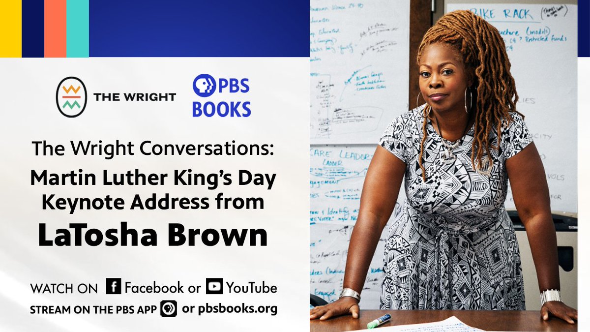 PBS Books (@pbsbooks) on Twitter photo Tonight at 8 PM ET! LaTosha Brown, co-founder of Black Voters Matter, delivers a powerful keynote from the <a href="/TheWrightMuseum/">Museum of African American History</a> on voting rights, social justice & the healing power of love. ✊❤️
🎥 Don’t miss it! Watch here: youtube.com/@PBSBooks Tonight at 8 PM ET! LaTosha Brown, co-founder of Black Voters Matter, delivers a powerful keynote from the <a href="/TheWrightMuseum/">Museum of African American History</a> on voting rights, social justice & the healing power of love. ✊❤️
🎥 Don’t miss it! Watch here: youtube.com/@PBSBooks