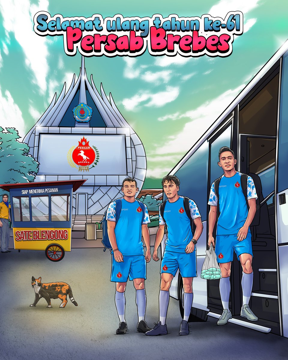Selamat ulang tahun ke-61 tahun @persabbrebes! Semoga semakin berjaya, penuh prestasi, dan terus menginspirasi para pendukung setia. Tetap semangat dan terus berjuang di setiap pertandingan🐎🩵♥️🔥

#persabbrebes #persab #brebes #laskarjakapoleng #happyanniversary