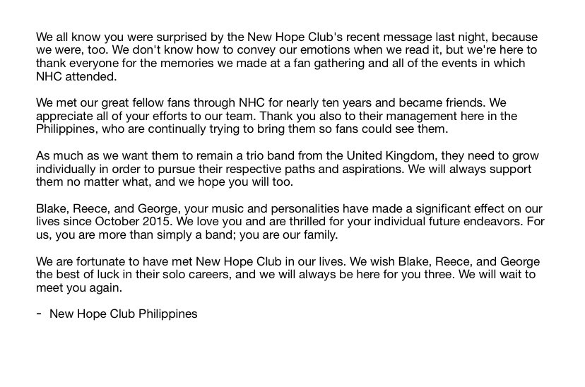 New Hope Club PH 💙 tweet media