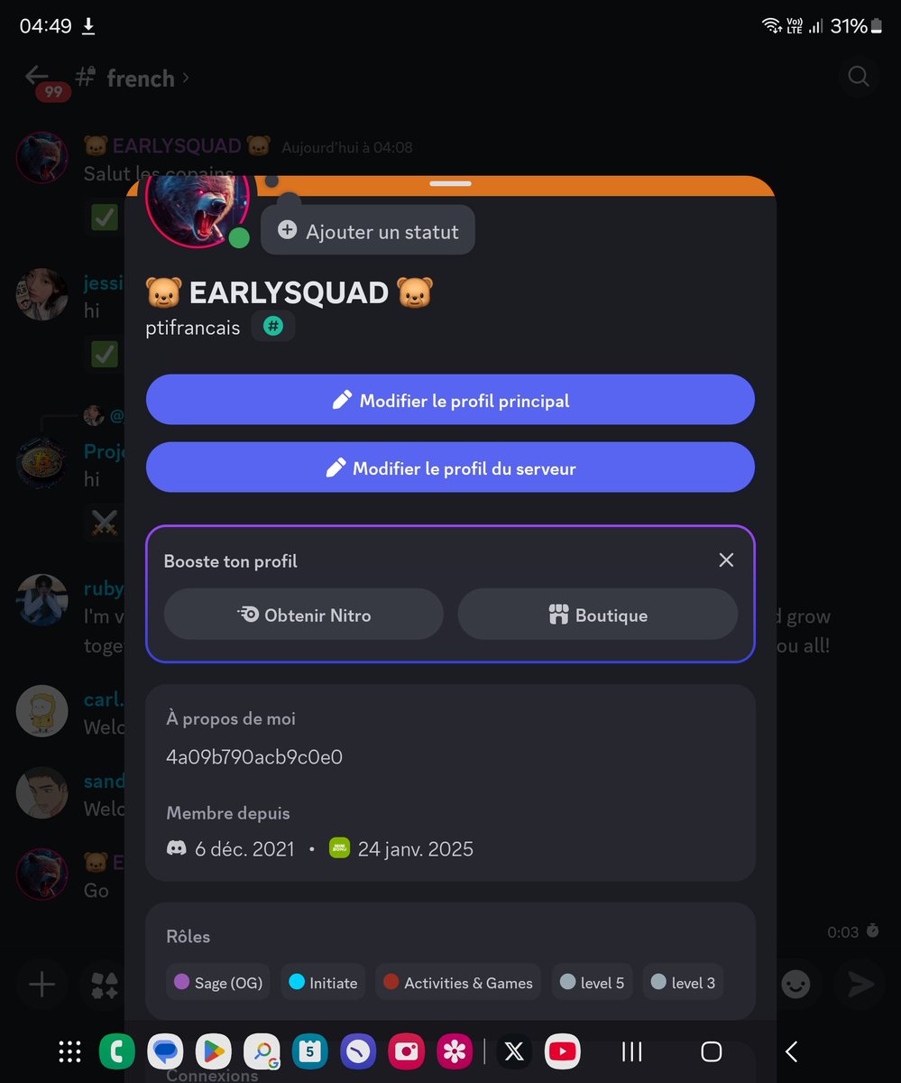 Early_squad's tweet image. 👑 Mon travail -&amp;gt; Fevrier 2025 👑 

🔑 @megaeth -&amp;gt; Role #MEGALEVEL 👌 
🔑 @MegaRabbitNFT -&amp;gt; Role #Game 👌 

🔑 @mimboku_story -&amp;gt; Role #OG + #WL 👌 
🔑 @BenjaminOnIP -&amp;gt; Quêtes 👌 

🔑 @TurboAI_coin -&amp;gt; #WL 👌 
🔑 @EclipseFND -&amp;gt; Boost et x2 sur #Turbotap 👌 

Enjoy ❤️