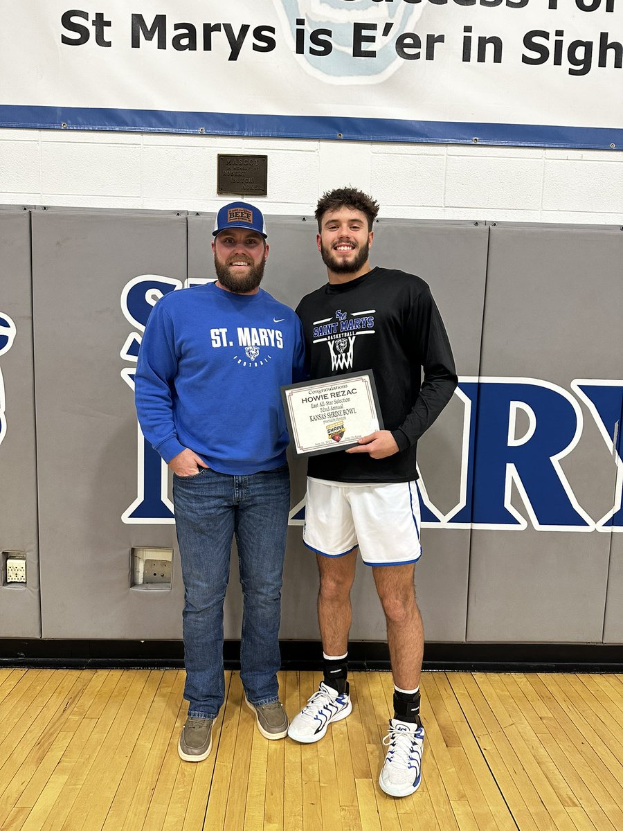 Coach Marple (@coach_marple) on Twitter photo Congratulations to <a href="/Rezac_Howie/">Howie Rezac</a> for getting his official invite to the <a href="/KSShrineBowl/">Kansas Shrine Bowl</a>. #GoEast Congratulations to <a href="/Rezac_Howie/">Howie Rezac</a> for getting his official invite to the <a href="/KSShrineBowl/">Kansas Shrine Bowl</a>. #GoEast