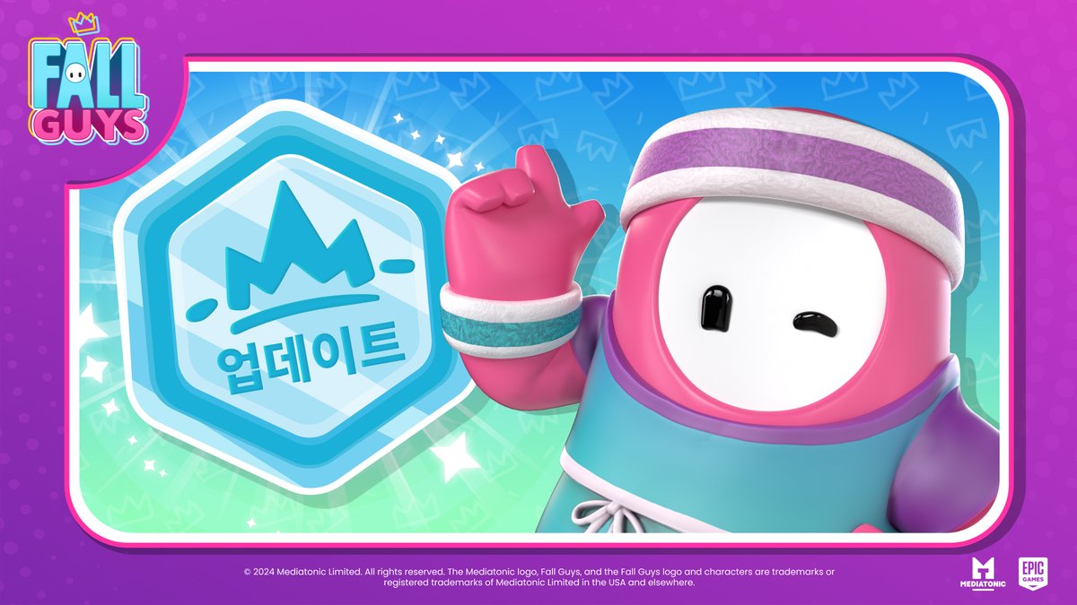 FallGuysKR's tweet image. 다음은 여러분을 위한 작은 업데이트입니다:
💗 새로운 레벨
💗 크라운 랭크 토글
💗 폴크리의 새로운 배경
💗 폴크리의 새로운 스티커
💗 오싹오싹이 돌아왔습니다!!
💗 그리고 더 많은 콘텐츠!

#폴가이즈