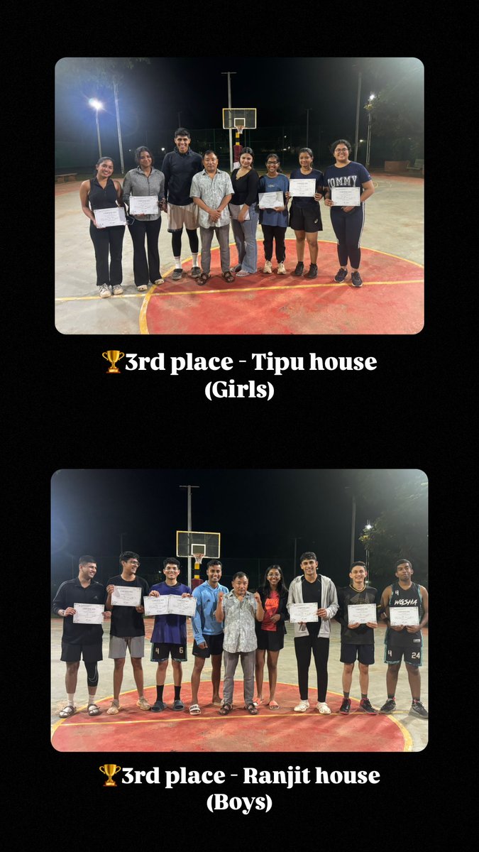 WManipal's tweet photo. Another event successfully ticked off the board๐ฏ
WGSHA Interhouse basketball tournament which was conducted on 2nd and 3rd of February 2025, where students let their talents rise with persistence and sportsmanship๐
#interhouse #competition #sports #wgsha #mahe #manipal https://t.co/wiTkzHLGmj