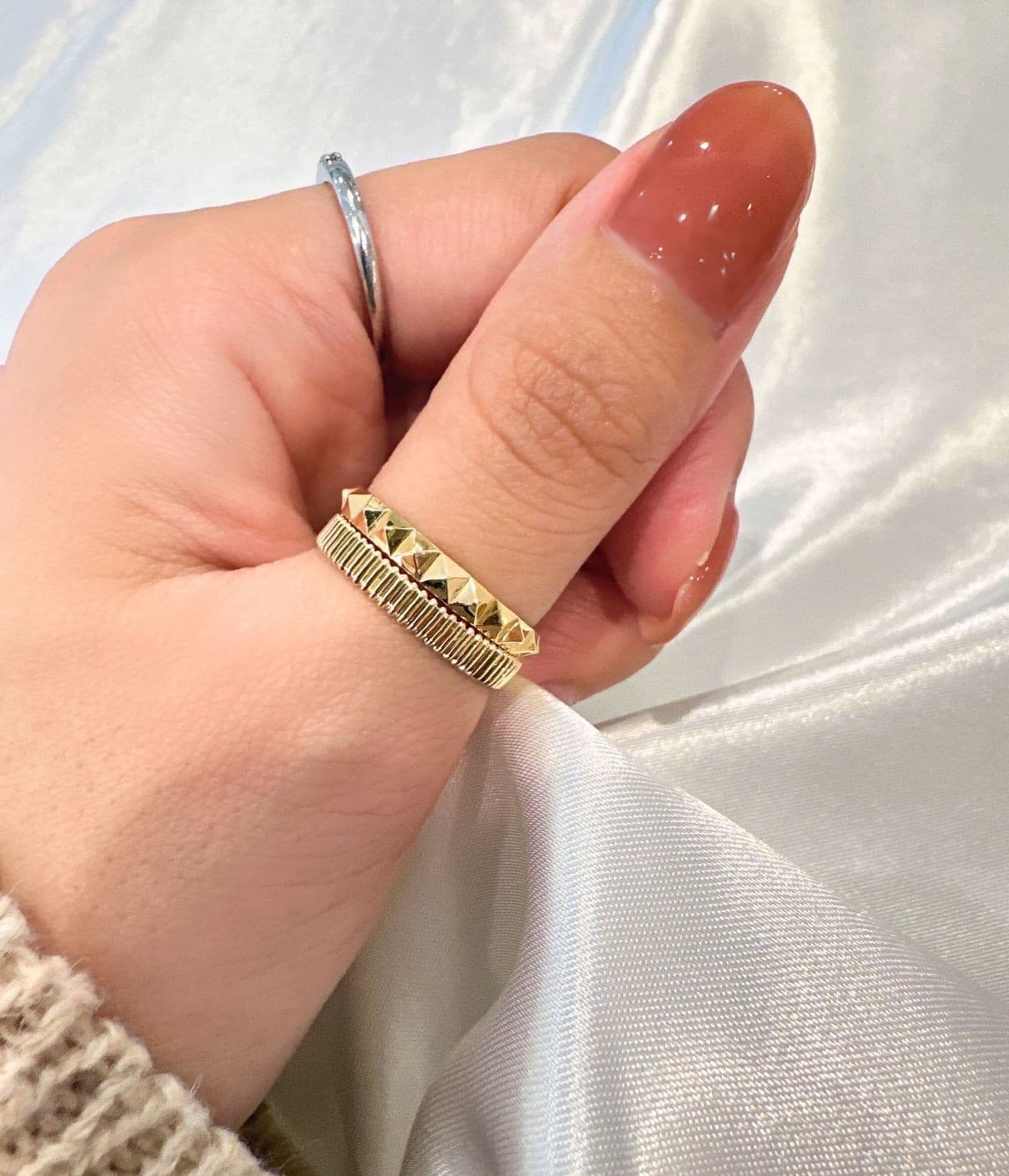 JEWELRY ATELIER OREFICE ボルキエ リング K18/Pt「ボルキエ」リング｜【オレフィーチェ】Orefice