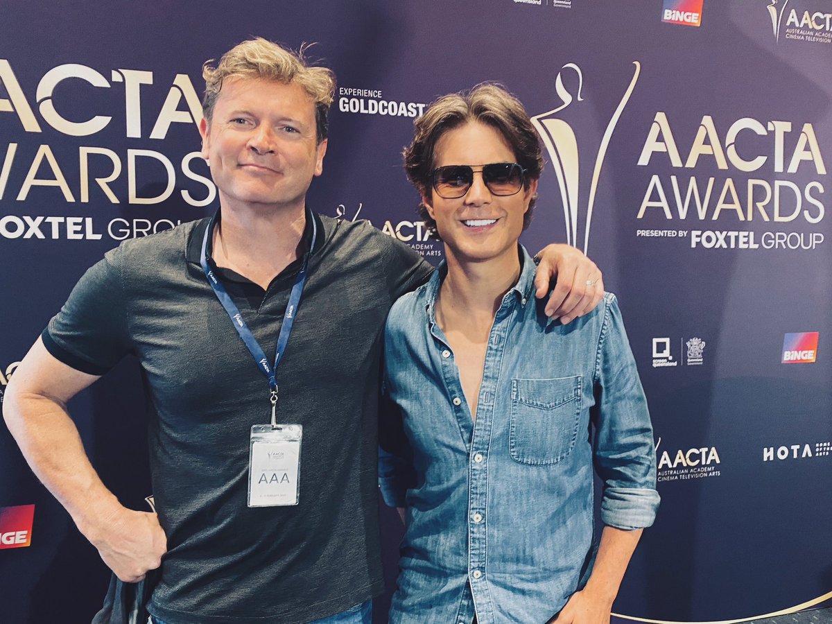 CEO and Chair prepping the red carpet ahead of tonight’s Aussie Academy awards kickoff! 

#aactaawards2025