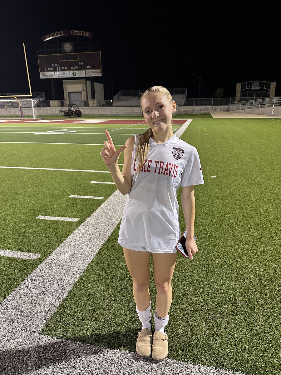 4-1 win over Dripping Springs. 
Goals: Jaz, Breckyn. Banin, Own Goal. 
Assist: Ella Carr x2, Amelia Clark 
WOTM: Banin Patterson