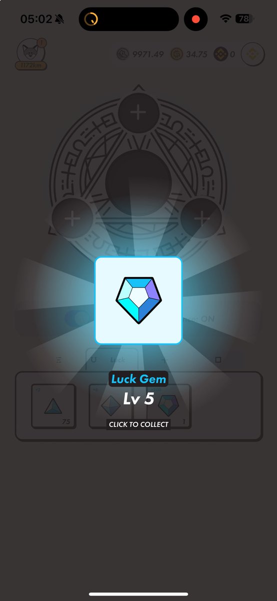 blackacvil's tweet photo. Upgraded my luck on BNB realm ๐
#STEPN @Stepnofficial #gemupgrade https://t.co/ZzLByXxhcl