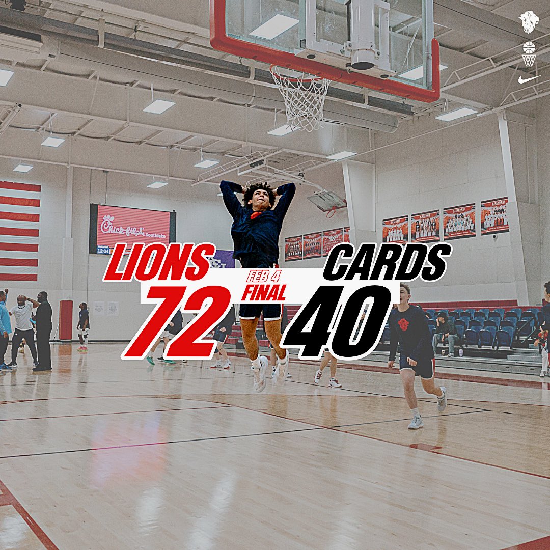 🚨LIONS WIN🚨

FINAL:  FAITH 72 | FWC 40