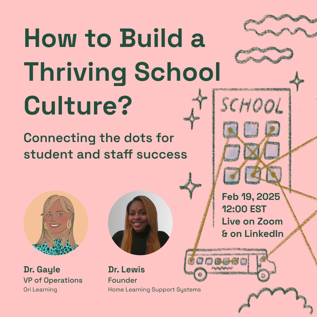 📣Middle school leaders and teachers!!!!
I'm so excited to partner with <a href="/OriLearning/">Ori</a> to bring you this FREE webinar 🤗
Click the link below to register 👇🏾
us02web.zoom.us/webinar/regist…