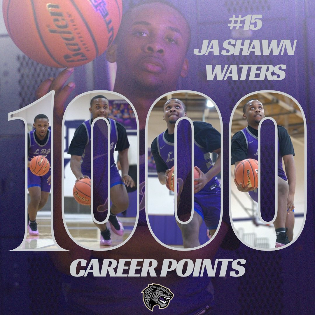 LBJJagsHoops's tweet photo. Congratulations to @JaShawnWaters15 on joining the 1000 point club!

@atx_hoops @TexasHoopsGASO @var_austin @Centex_Recruits https://t.co/jK1q9SsUT8
