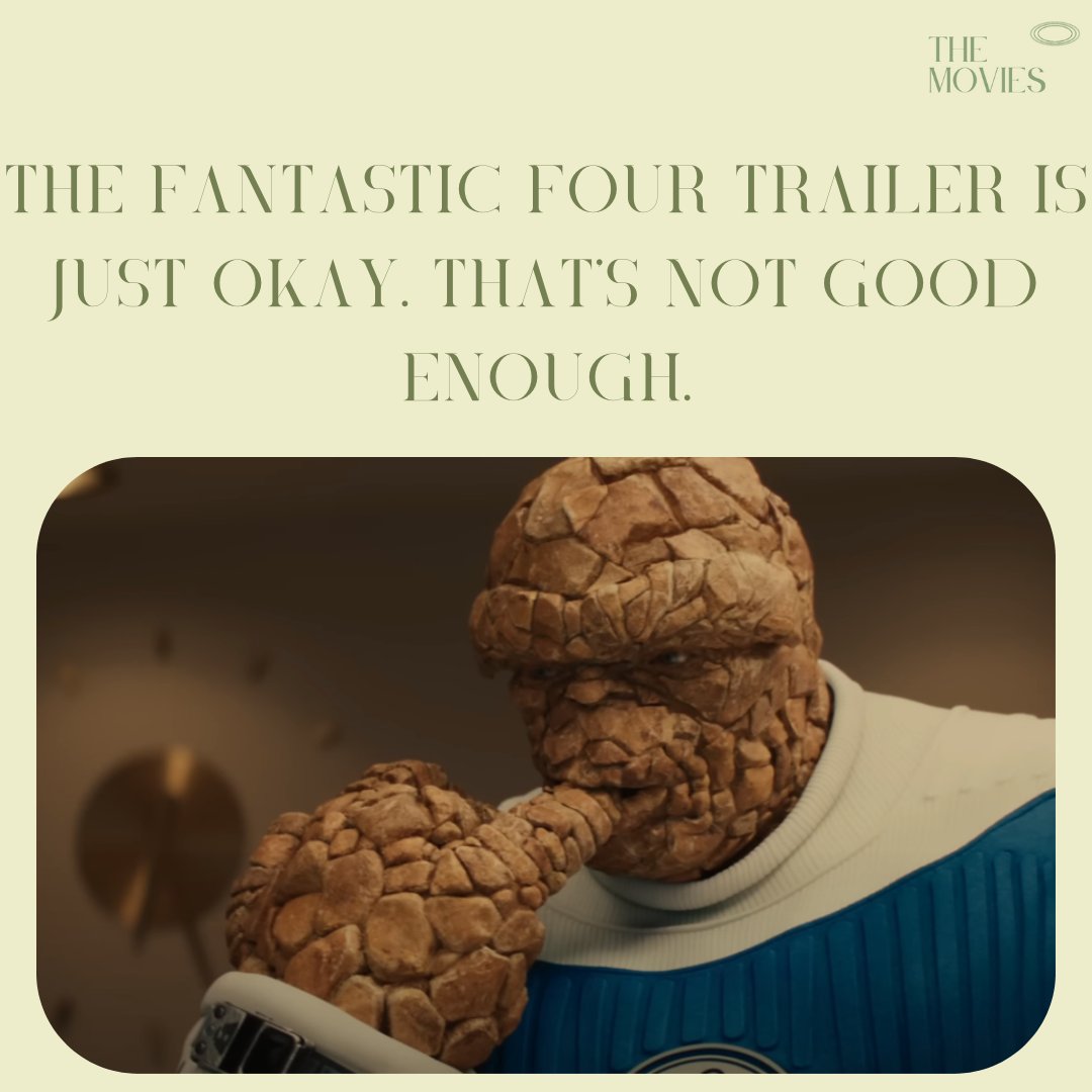 NEW PODCAST: The new #FantasticFour trailer is just okay. That's not good enough. Marvel needs an absolute slam-dunk and I think SUPERMAN has simply outclassed this trailer. Listen to the new episode for more ⤵️
linktr.ee/themovies_pod