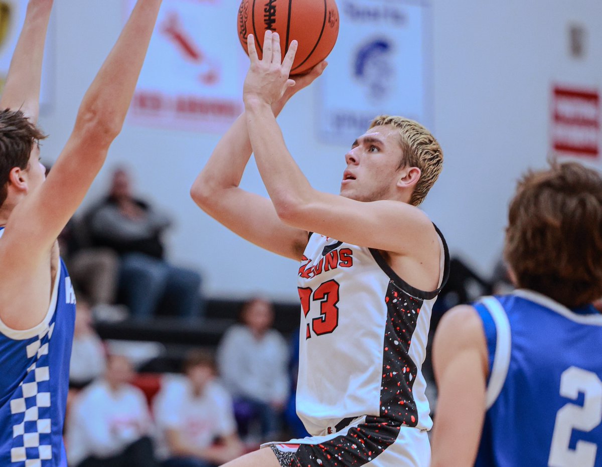 Allendale handed Greenville its first lost of the season with a 67-60 win. 
Alex Genuise, who is 20 points shy of 1,000, had 23, Hudson Kragt 18, Kaleb Gould 16 for the Falcons (12-5). 
Greenville is now 17-1.