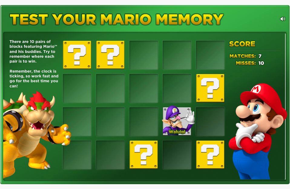 SuperMarioFact's tweet photo. Waluigi's card is flipped over https://t.co/pFsc4PK7Ma