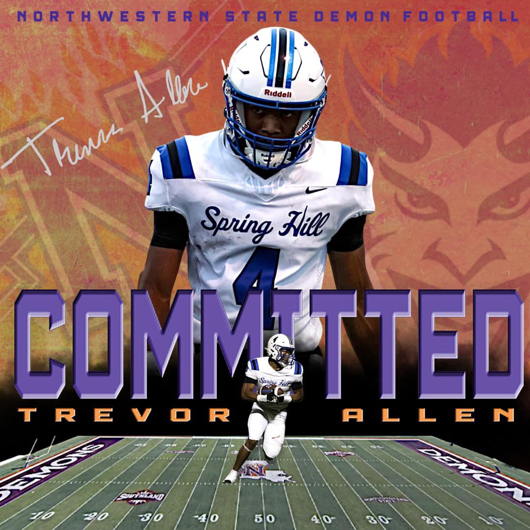 Trevor Allen jr. (@allentrevor2025) on Twitter photo Itโs official! I will be signing tomorrow at 1pm! <a href="/CoachMoeNWST/">Maurice โMoeโ Stewart Jr.</a> <a href="/CoachNBJoseph/">Norman Joseph</a> <a href="/NSUDemonsFB/">NSU Football</a> <a href="/247Sports/">247Sports</a> <a href="/CoachMikeGain/">Michael Gain</a> Itโs official! I will be signing tomorrow at 1pm! <a href="/CoachMoeNWST/">Maurice โMoeโ Stewart Jr.</a> <a href="/CoachNBJoseph/">Norman Joseph</a> <a href="/NSUDemonsFB/">NSU Football</a> <a href="/247Sports/">247Sports</a> <a href="/CoachMikeGain/">Michael Gain</a>