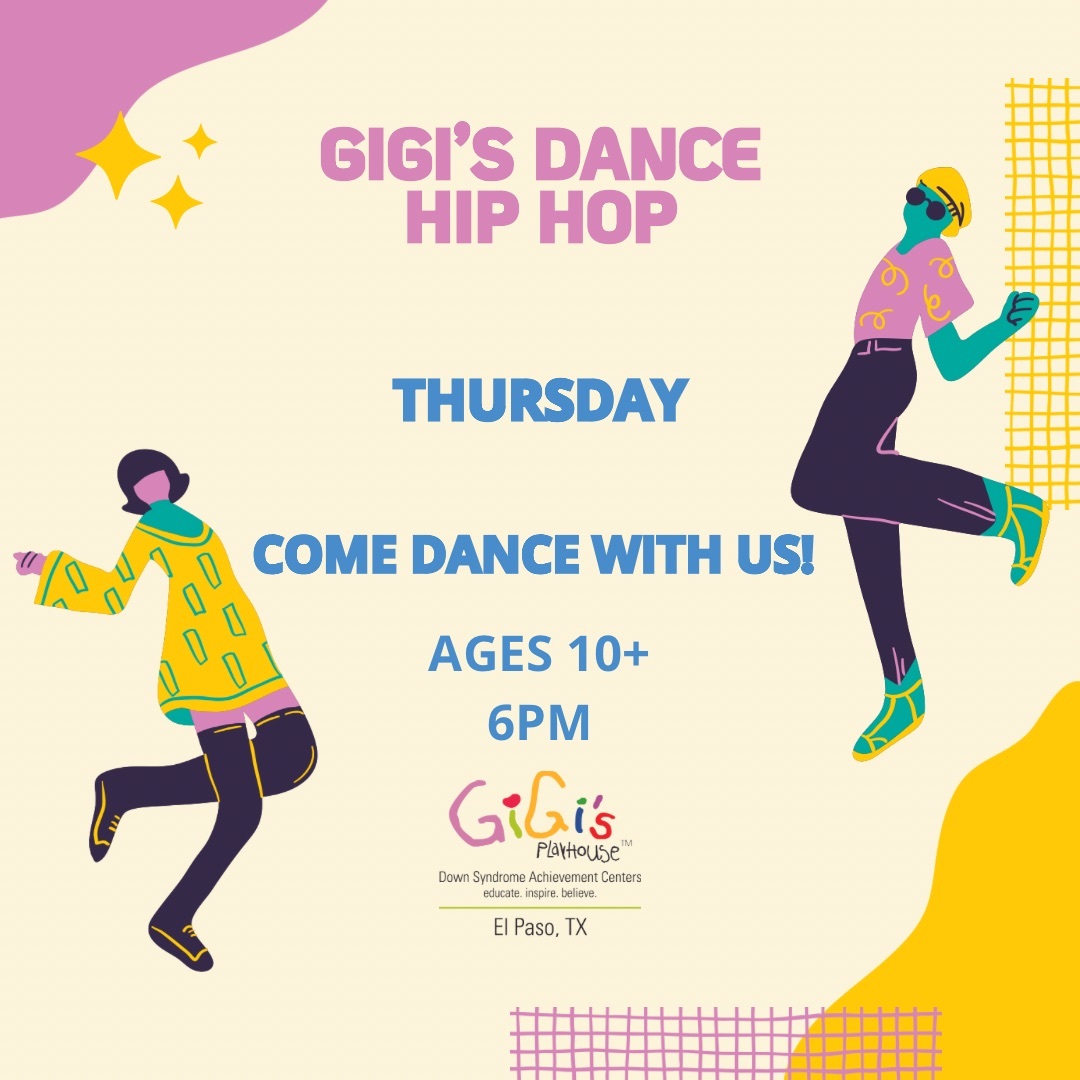GiGisElPaso's tweet photo. Join us for HipHop Dance Lessons every Thursday! Don’t forget to register at https://t.co/soZGsIm93e https://t.co/uU7kHAvman