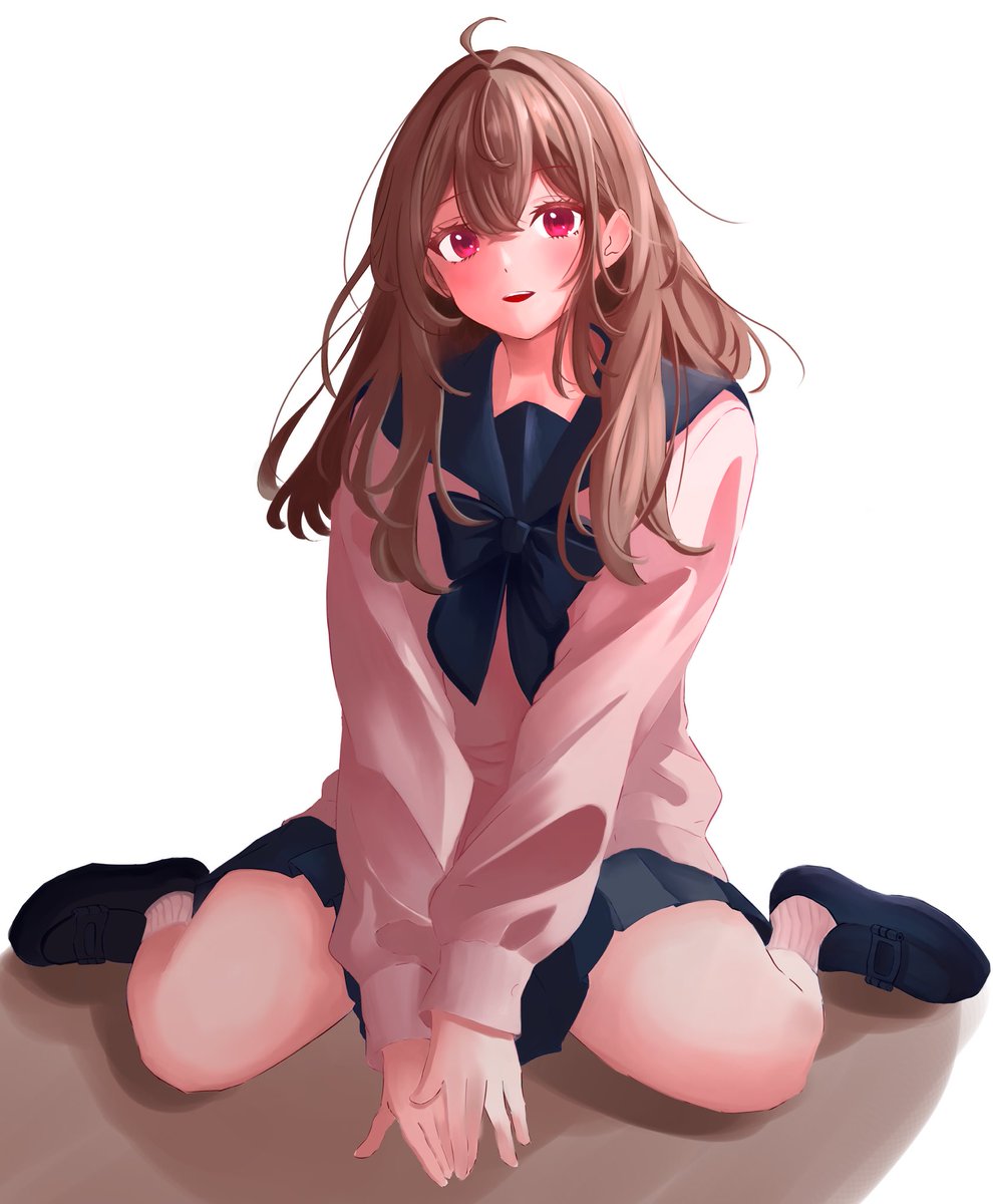 crysta0923im's tweet photo. ＃イラスト #女子高生 #illustration https://t.co/r3bWAQDw61