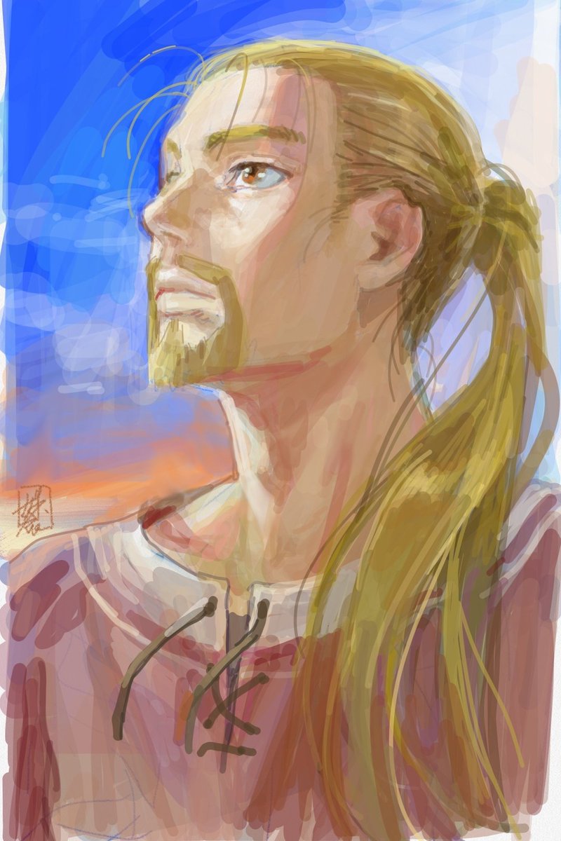 He shines so bright ✨️
#VINLAND_SAGA 
#thorfinn