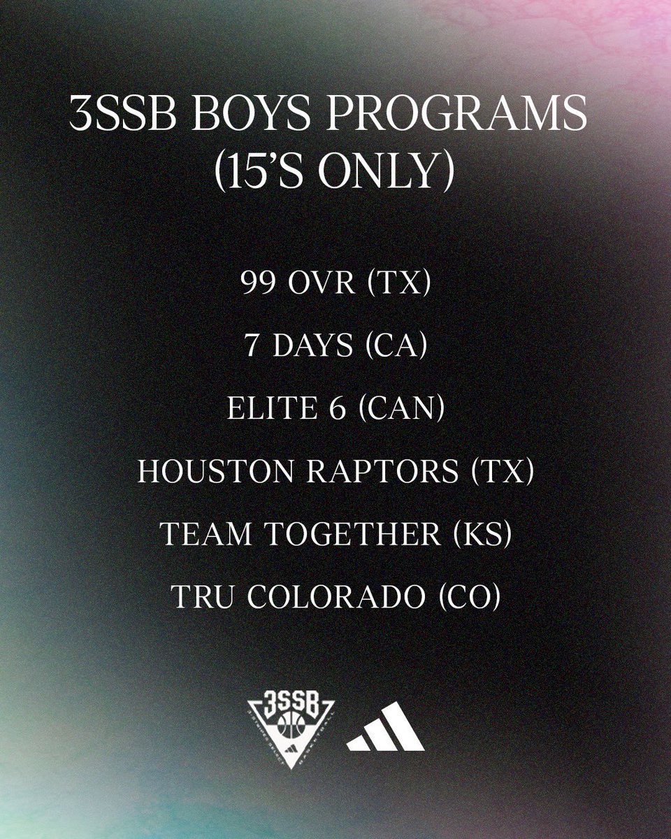 3SSBCircuit's tweet image. The countdown is on and the stage is set for the legendary 2025 3SSB boys circuit ///🏀

Are you ready to witness greatness‼️🤩

#3SSB | @adidasbasketball