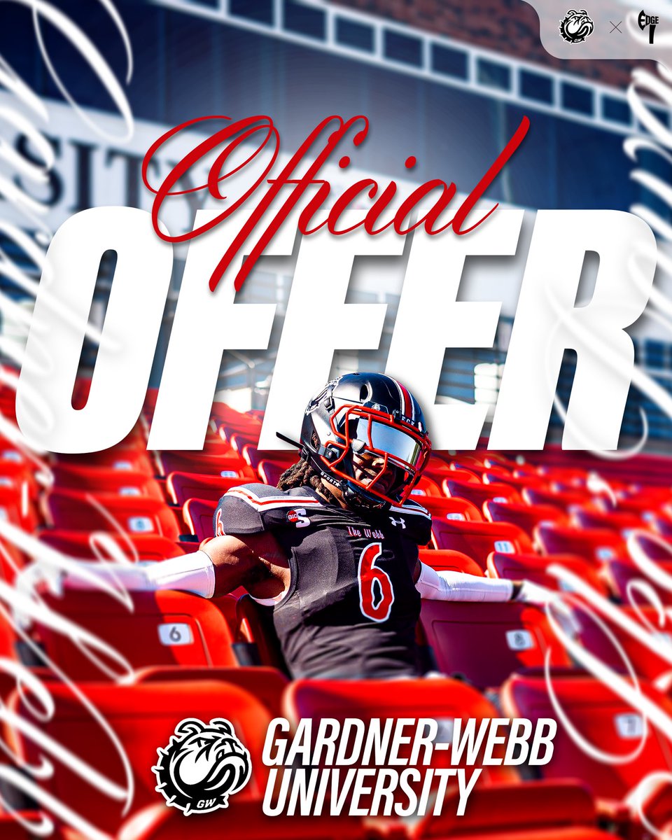 #AGTG  blessed to receive my first d1 offer from Garden-Webb!❤️🖤
<a href="/Mstout_3/">Coach Quon</a> <a href="/GWUFootball/">Gardner-Webb Football</a> 
@ghs_football24 <a href="/coach_liner/">Coach Chris Liner</a> <a href="/Tb8Butler/">Tom Butler</a> <a href="/Kyle_R_Lynch/">Kyle Lynch</a> <a href="/CoachMiller56/">Amsey Miller</a>