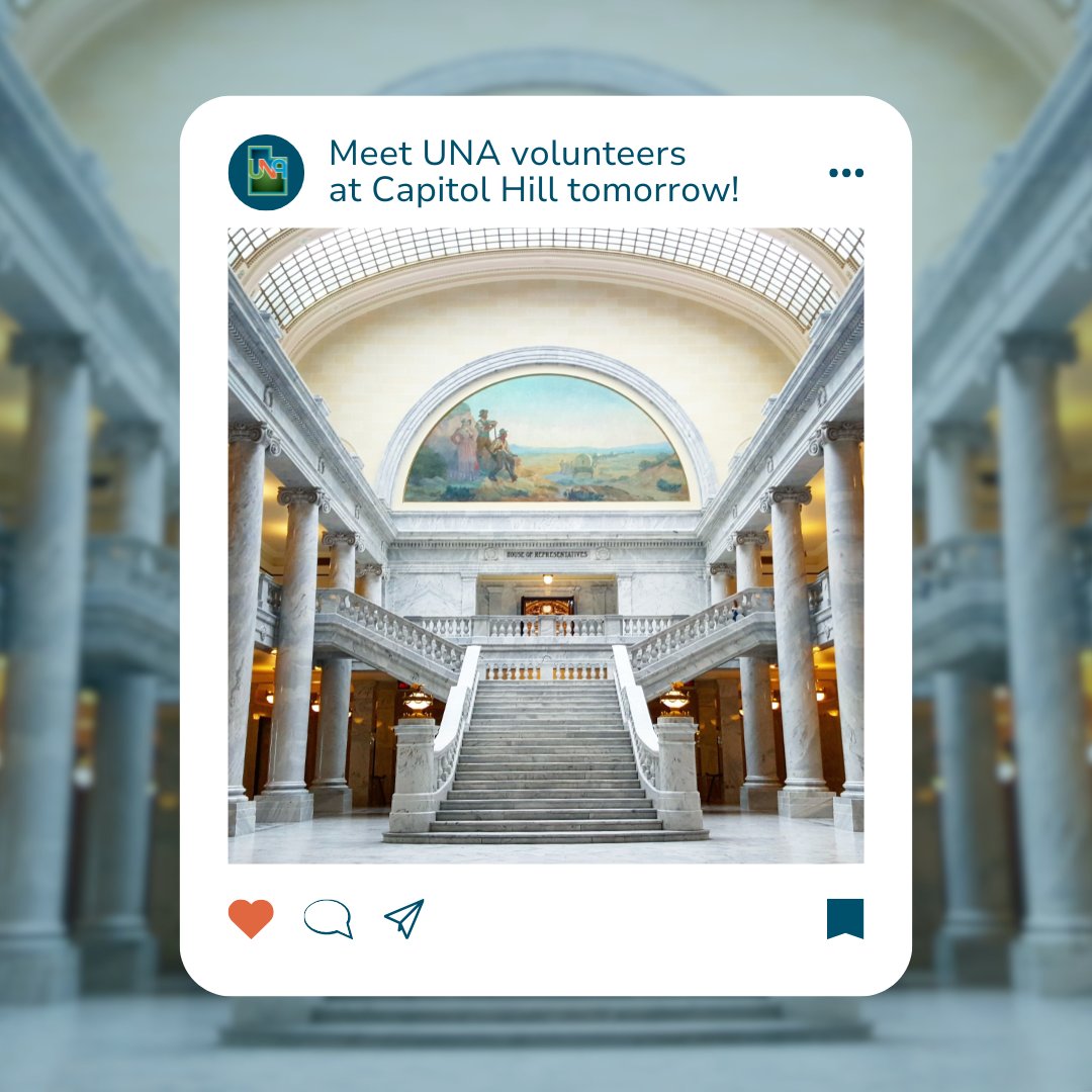 Meet UNA volunteers at Capitol Hill tomorrow and connect with friendly faces who can support your efforts! UNA volunteers will be upstairs on the north entrance of the building with free resources to help you identify as a Nonprofit Advocate.
