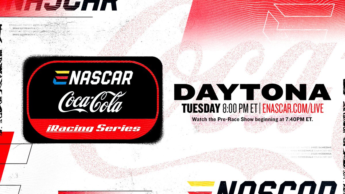 The 2025 <a href="/ENASCARGG/">ENASCAR</a> <a href="/iRacing/">iRacing</a> Series season unofficially kicks off tonight for <a href="/Merch_N57/">Merch</a> and 2017 champion <a href="/RyanLuza/">Ryan Luza</a> from <a href="/DAYTONA/">Daytona International Speedway</a> 🔥

Catch the action at 8:00 p.m. eNASCAR.com/live

#NASCAR #iRacing #fgrACCELs