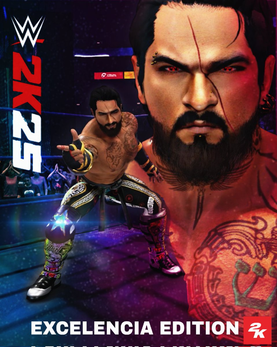 <a href="/WWEgames/">#WWE2K25</a> just released the New game cover for #WWE2K25 Game and here is my take on the cover!

The Excelencia Edition