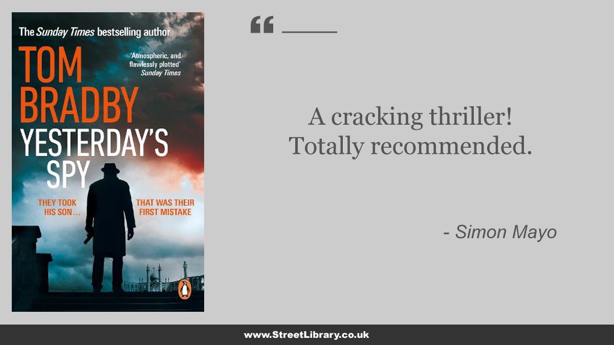 #StreetLibrary #Giveaway 🎆

Win a £20 <a href="/Waterstones/">Waterstones</a> voucher

RT, follow <a href="/tombradby/">tom bradby</a> &amp; <a href="/DeniseCop1/">🏴󠁧󠁢󠁳󠁣󠁴󠁿Nicci🏴󠁧󠁢󠁳󠁣󠁴󠁿</a> (+ tag friends) to enter

UK only. Ends 4/2/25. Sponsored by <a href="/dotscotregistry/">dotScot Registry</a>

--------

Yesterday's Spy by <a href="/tombradby/">tom bradby</a>, published by <a href="/PenguinUKBooks/">Penguin Books UK</a>.

Donated by <a href="/DeniseCop1/">🏴󠁧󠁢󠁳󠁣󠁴󠁿Nicci🏴󠁧󠁢󠁳󠁣󠁴󠁿</a>, in aid