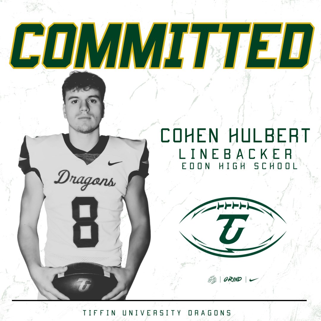 Cohen Hulbert (@cohenhulbert) on Twitter photo AG2G! i am extremely blessed and excited to announce i have decided to continue my academic and athletic career at tiffin university! thank you coaches for this opportunity! GO GONS🐉🟡🟢 <a href="/CassiusHulbert/">Cassius_Hulbert</a> <a href="/Coach_Ekkens/">Brett Ekkens</a> AG2G! i am extremely blessed and excited to announce i have decided to continue my academic and athletic career at tiffin university! thank you coaches for this opportunity! GO GONS🐉🟡🟢 <a href="/CassiusHulbert/">Cassius_Hulbert</a> <a href="/Coach_Ekkens/">Brett Ekkens</a>